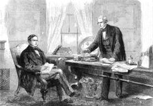 The Outrage on the Trent: Lord Lyons communicating Early Russell's despatch to Mr..., 1862. Creator: Unknown