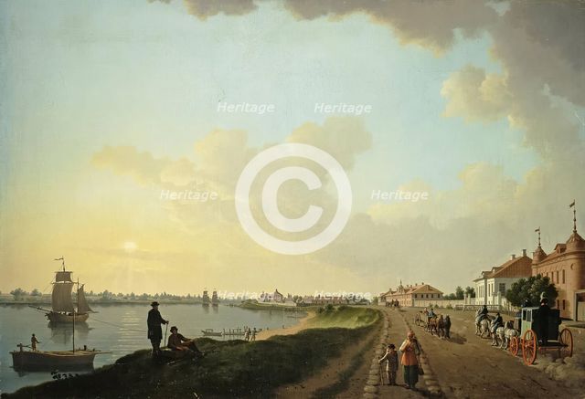 The Outskirts of St Petersburg near the Porcelain Factory, 1750. Creator: Benjamin Patersson.