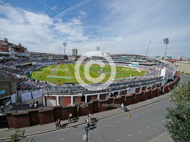 The Oval Cricket Ground, Kennington, Lambeth, London, 2011. Creator: Simon Inglis.
