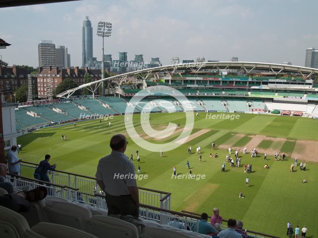 The Oval Cricket Ground, Kennington, Lambeth, London, 2013. Creator: Simon Inglis.