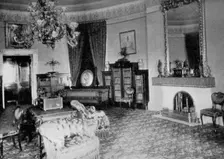The Oval Sitting-room at the White House, Washington DC, USA, 1908