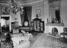 The Oval Sitting-room at the White House, Washington DC, USA, 1908