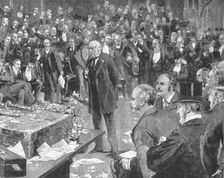 The Overthrow of Lord Salisbury's Government, August 12, 1892... (1901). Creator: Unknown
