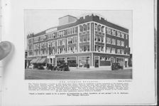 The Overton building located at 3621 South State Street, might be considered a modest..., 1925. Creator: Unknown