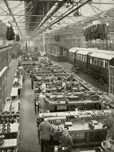 The Overhaul of Underground Rolling Stock owned by the London Passenger Transport 1935-36. Creator: Unknown