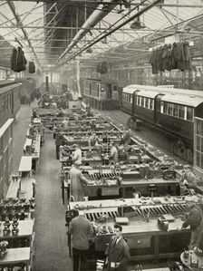 The Overhaul of Underground Rolling Stock owned by the London Passenger Transport 1935-36. Creator: Unknown