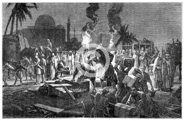 The overland route, Boulak, Egypt, 1900. Artist: Unknown