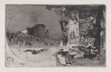 The Owl's Château, 1867-98. Creator: Felix Hilaire Buhot