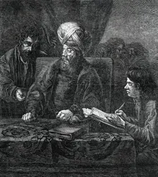 The Owner of the Vineyard Paying his Labourers..., 1850. Creator: Unknown