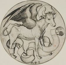 The Ox of St. Luke, n.d. Creator: Martin Schongauer
