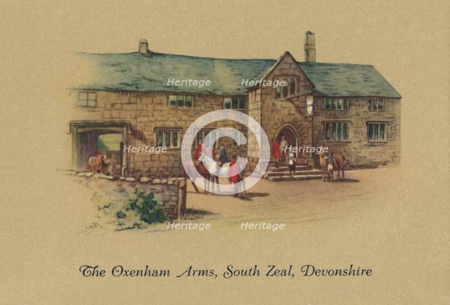 'The Oxenham Arms, South Zeal, Devonshire', 1939. Artist: Unknown.