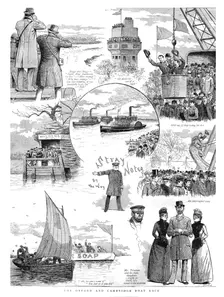 'The Oxford and Cambridge Boat Race; Stray Notes 1890. Creator: Unknown