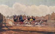 The Oxford and Opposition Coaches, 1906 Creator: W Flavell