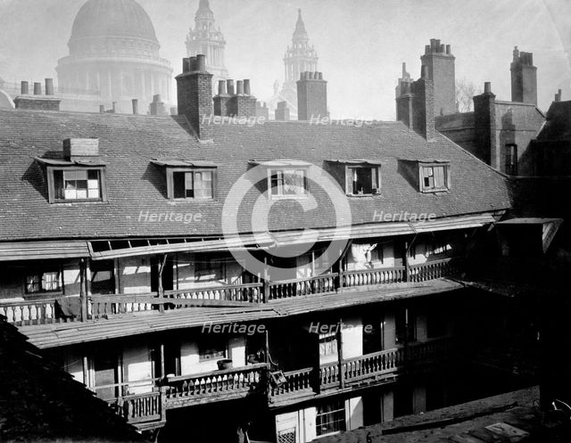 The Oxford Arms, Warwick Lane, City of London, 1875. Artist: Unknown