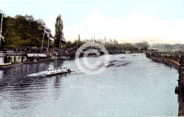 The Oxford eights, 20th Century. Artist: Unknown