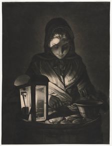 The Oyster Woman, 1769. Creator: Philip Dawe (British)