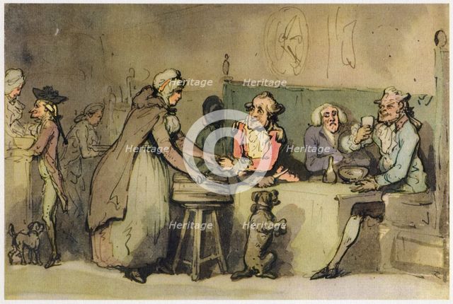 The Oyster Woman, c1780-1825. Creator: Thomas Rowlandson.