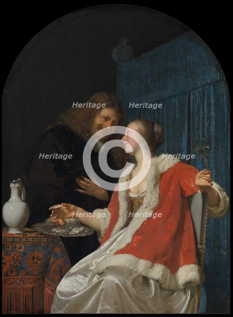 The Oyster Meal. Creator: Frans van Mieris I.