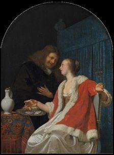The Oyster Meal. Creator: Frans van Mieris I