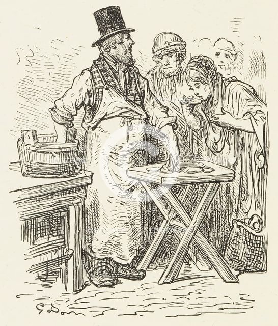 The Oysterman, 1872.  Creator: Unknown.