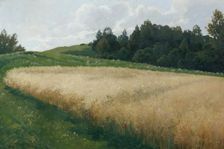 The oat field, 1906. Creator: Adolf Kaufmann