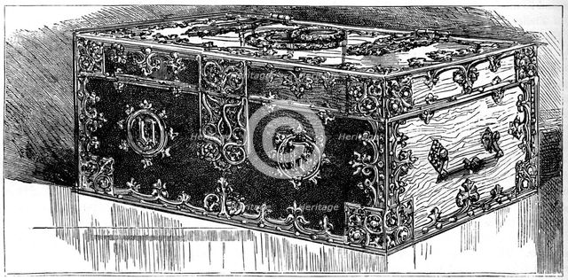 The Oath Box, House of Commons, Westminster, London, 19th century. Artist: Unknown