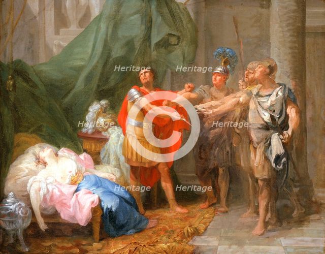 The Oath of Brutus, c1771. Creator: Jacques Antoine Beaufort.