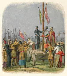 The oath of Walter l'Espec 1138 (1864). Artist: James William Edmund Doyle