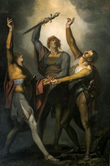 The Oath of the Rutli 1778-1781. Artist: Henry Fuseli
