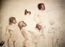 The Oath of the Tennis Court (unfinished), detail, 1791-1792. Artist: Jacques-Louis David