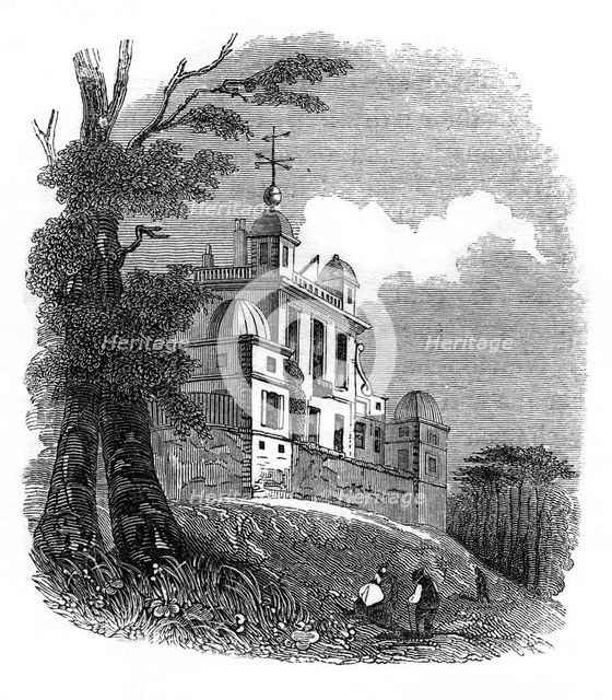 The Observatory at Greenwich, 1836. Artist: Unknown