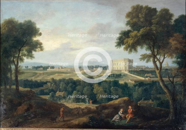 The Observatory, seen from Butte aux Cailles, c1710. Creator: Francisque Millet.