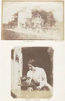 The Observatory; Thereza Llewelyn, 1853-56. Creator: John Dillwyn Llewelyn