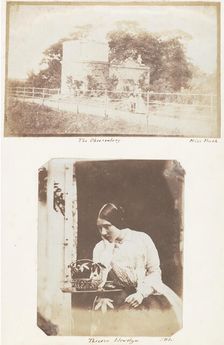 The Observatory; Thereza Llewelyn, 1853-56. Creator: John Dillwyn Llewelyn