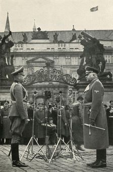 The Occupation: Herr Neurath at the Prague Castle 1939, (1947). Creator: Unknown