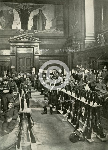 'The Occupation of Brussels', 1914, (1919). Creator: Unknown.
