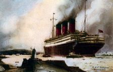 The ocean liner RMS Berengaria 20th century