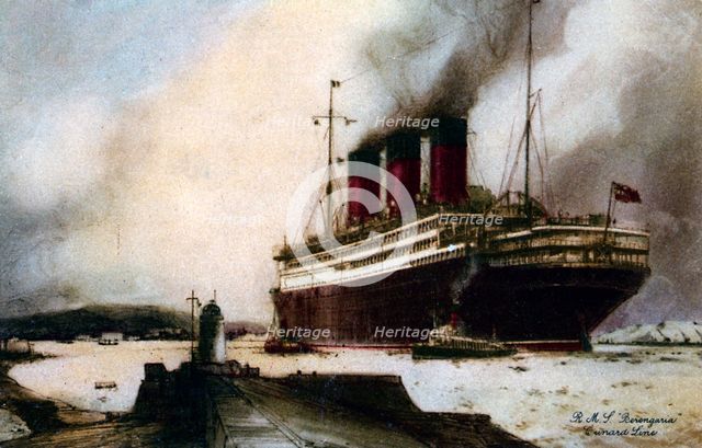 The ocean liner RMS 'Berengaria', 20th century. Artist: Unknown
