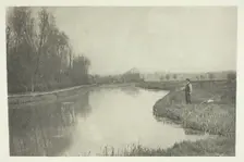 The October Hole, Near Hoddesdon, 1880s. Creator: Peter Henry Emerson