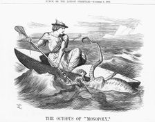 The Octopus of "Monopoly", 1888. Creator: Joseph Swain