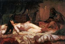 The Odalisque 1861, oil by Marià Fortuny