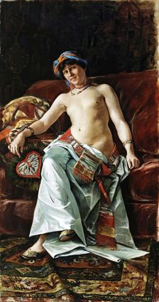 The Odalisque, 1885. Creator: Cesar Alvarez Dumont
