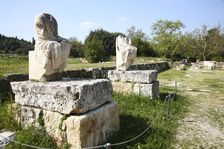 The Odeon of Agrippa in the Greek Agora of Athens, Greece. Artist: Samuel Magal