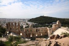 The Odeon of Herodes Atticus, Athens, Greece. Creator: Samuel Magal