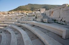 The odeon of the asclepeion at Messene, Greece. Creator: Samuel Magal