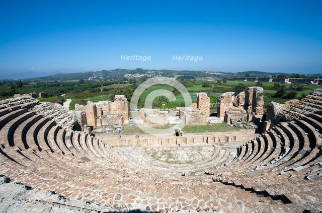 The Odeon at Nikopolis, Greece. Creator: Samuel Magal.