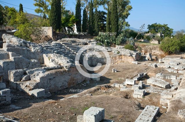 The Odeon at Corinth, Greece. Creator: Samuel Magal.