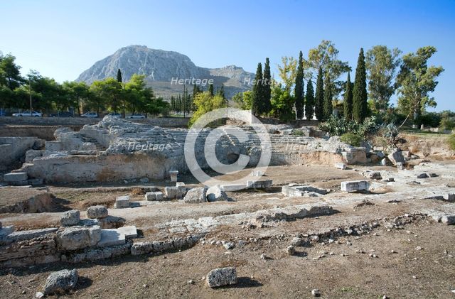 The Odeon at Corinth, Greece. Creator: Samuel Magal.
