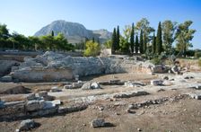 The Odeon at Corinth, Greece. Creator: Samuel Magal