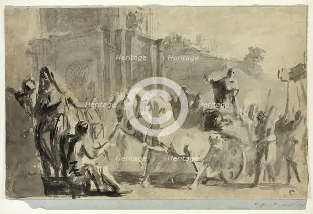The Offensive Triumph of Camillus, n.d. Creator: Sawrey Gilpin.